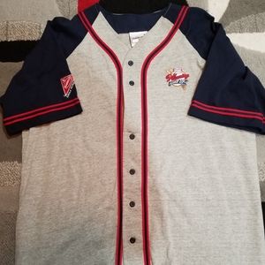 Vintage 2003 Kraft food services baseball jersey.